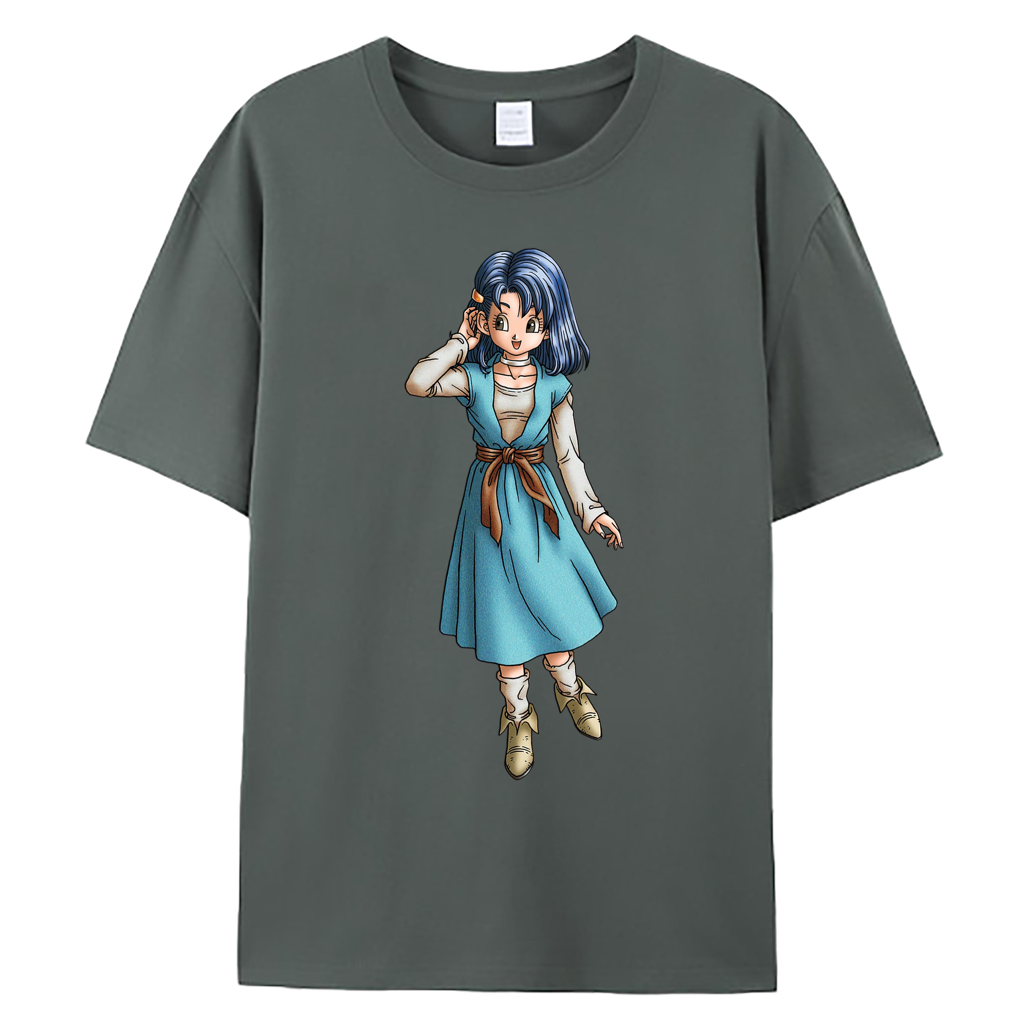 （画像用） ドラゴンクエスト Doragon Kuesuto Dragon Quest 綿100％ メンズ半袖Tシャツ｜肌触りやわらか＆通気性